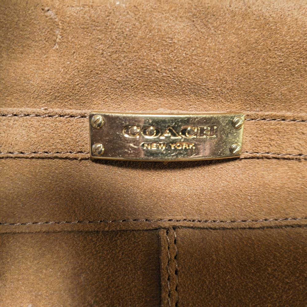 Coach Tan Suede Winter Boots - Picture 2 of 4
